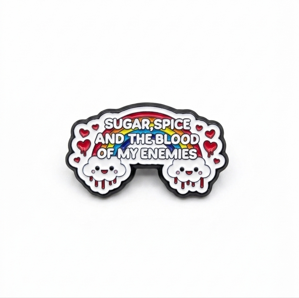 NWT The Blood Of My Enemies Enamel Pin